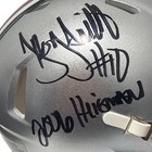 Troy Smith Signed Ohio State Mini Helmet W  2006 Heisman Jsa Witness Coa