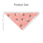 Triangle Baby Bib 7 Pcs Bandana Bib Cotton Saliva Towel For Newborn And Toddler