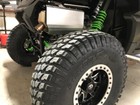 Kawasaki Krx   Krx4 1000 Muffler Cover  raw Aluminum 