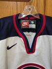 Nike Team Usa Olympic Nagano Jersey White Clean Mens Sm 44 Vtg 1998 2002 Hockey