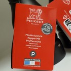 Set Of 2 - Peugeot 23461 Paris U select Beechwood Pepper Mill  Chocolate  7-inch