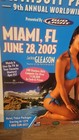 Vntg Hooters International Swimsuit Pagent 2005 Miami Fl Official Promotion Sign