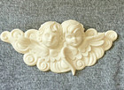 Vintage Victorian Large 13   Twin Winged Angel Cherub Putti Wall Door Pediment