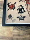 Sailor Jerry Vintage Tattoo Flash Pin Up Art Print 11x14 Framed   Ready To Hang 