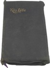 Devotional Family Bible W  Old   New Testaments Leather C 1910 Genealogy