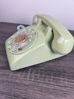 Vintage Bell System Western Electric Green Rotary Desk  Telephone 500dm 8-80
