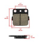 Brake Pads For Yamaha Warrior 350 Yfm350 1988-2004 Rear Brakes