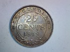Newfoundland 1919 25c  Toned Au Condition
