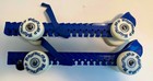 Two Roller Gard Ice Skate Guards  One Size Fits All - Blue   Red