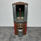 Vintage Gumball Candy Vending Machine As-is Parts Repair No Key Repainted