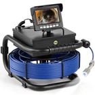 Sewer Camera 4 3 In Lcd Monitor 98ft 30m Hd Drain Pipe Inspection Camera 32gb