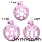 2024 New Sissy Small Chastity Device Male Flat Chastity Lock Hidden Wear Cage
