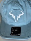 Nike Dri Fit Rafa Hat M l Nadal Tennis Club Cap Fb5600-464 Denim Turquoise Nwt