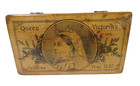 Antique Sewing Box Queen Victoria Jubilee 1887 Clark   Co  Advertising