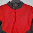 Yamaha Motorcycle Jacket Men s L Red Black Mesh Riding Protective Gear