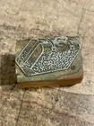 Printing Letterpress Printers Block Vintage Small Suitcase  721 