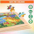 Wooden Puzzles Montessori Toys Preschool Learning Puzzles Wooden Peg Puzzles