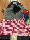 Caltoy Pirate 1 Piece Shirt Pant Hat Halloween Costume Dressup Parrot Nwt