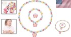 Princess-themed Butterfly Jewelry Set For Little Girls - Perfect For Birthdays