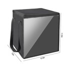Vinyl Record Storage Box With Lids 12  Album Carry Organizer Case  Record Holder