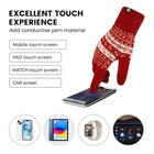 Womens Winter Beanie Hat Scarf Gloves Set  Touchscreen Gloves Long Scarf Thic   