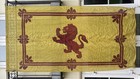 Large Vintage Royal Banner Of Scotland Lion Rampant Flag 1940s Woven Cotton 8 4 