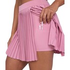 Bad Birdie Double Down Skort Petal Pink Pleated Athletic Skirt Golf Tennis M