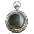Antique 6 Size Crescent Coin Edge Open Face Pocket Watch Case Nickel Usa