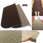 Set Of 13 Stair Treads Indoor Non Slip Skid Mats pads Carpet Rugs Brown  Beige