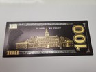 Black Gold Silver Banknote Notes Paper Bill Coins Dollar Federal Money Reserve 