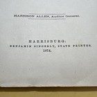 Antique 1874 Annual Reports Railroads Passenger Railways Canal Telegraph Pa Old