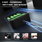Universal 18650 Battery Charger Set  6 Pack For Flashlights  Headlamps   Garden