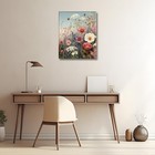 Adult Paint By Number Kits On Canvas Vibrant Wildflower Garden With Butterflies