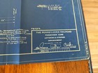 Vintage Pennsylvania Railroad Passenger Car Lettering   Striping Blueprint 1941