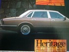 Jaguar Xj40 Peyton Place Wirewheel Advertising Heritage Inspection  Poster Catal
