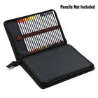    Portable Canvas Zippered Colored Pencil Case-super Large Capacity 72 Slot P   