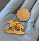 Kentucky Horse Park Lexington Gold Tone Lapel Hat Pin