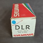 Vintage Sylvania Dlr Projector Lamp Bulb Blue Top Dlr 250 Watts 21 5 V 10 Hours