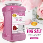 Spa Redi Pedi Bath Fine Salt Sensual Rose 128 Oz