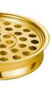 Ccs Communion Tray-stackable With 40 Hole Insert-brass Tone