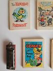 Vintage Lot 5 Cracker Jack Miniature Books   Toy Harmonica