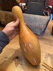 Vintage 15    Wooden Bowling Pin Antique Maple