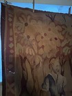 Antique Aubusson Tapestry Hand Woven  55 X 59 Inches 