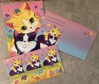 Vintage 90 s Lisa Frank Kitten Bubbles Stationary Set  read