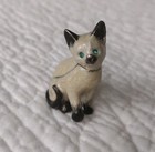 Vintage Villager Monet Liz Claiborne Siamese Kitty Cat Trinket Box