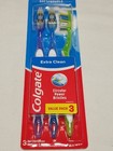 Colgate Extra Clean Toothbrushes  Full Head  Soft Lot Of 5 3 Packs 15 Total 