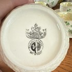 Vintage Belleek Ireland Shamrock Basketweave Tea Set 3 Teapots Black Mark