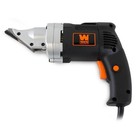 Electric Metal Shear 4 Amp Variable Speed 18 Gauge Steel Cutter 360 Swivel Head