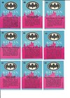 Lot Of 156 Batman Returns Trading Cards By O Pee Chee 1992