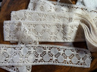 Antique Lace - Wide Bobbin Lace - Handmade - 14 Meters
